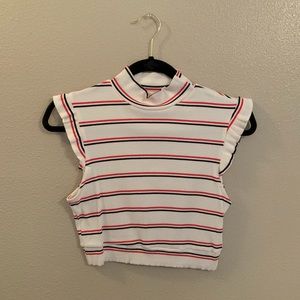 Red White and Blue Top